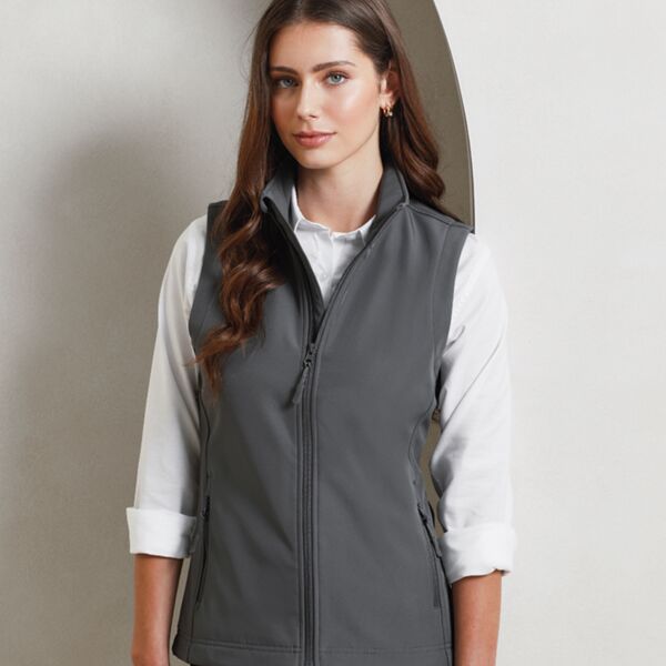 Premier Ladies Windchecker® Recycled Printable Soft Shell Gilet Thumbnail