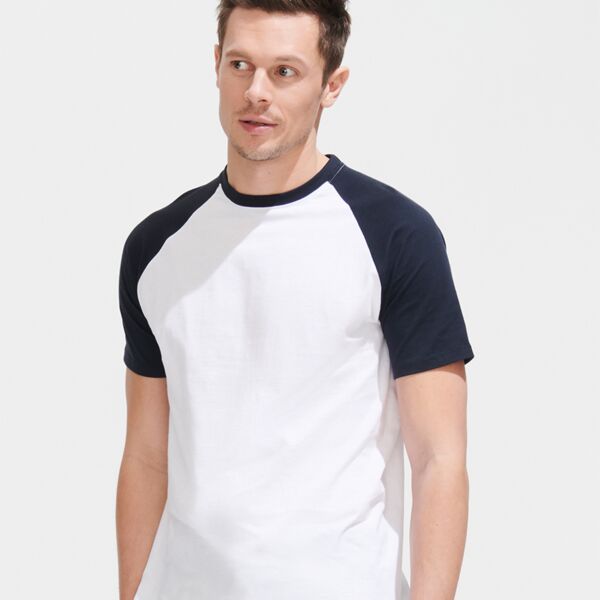 SOL'S Funky Contrast Baseball T-Shirt Thumbnail