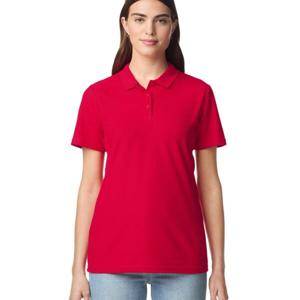 Gildan Ladies SoftStyle® Double Piqué Polo Shirt Thumbnail